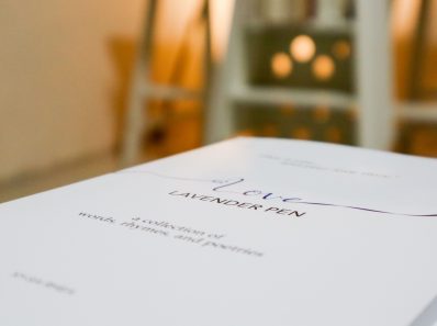 Of lavender laces, pens, and poetries