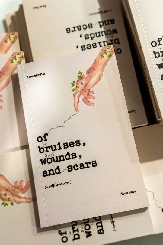 of bruises, wounds, and scars