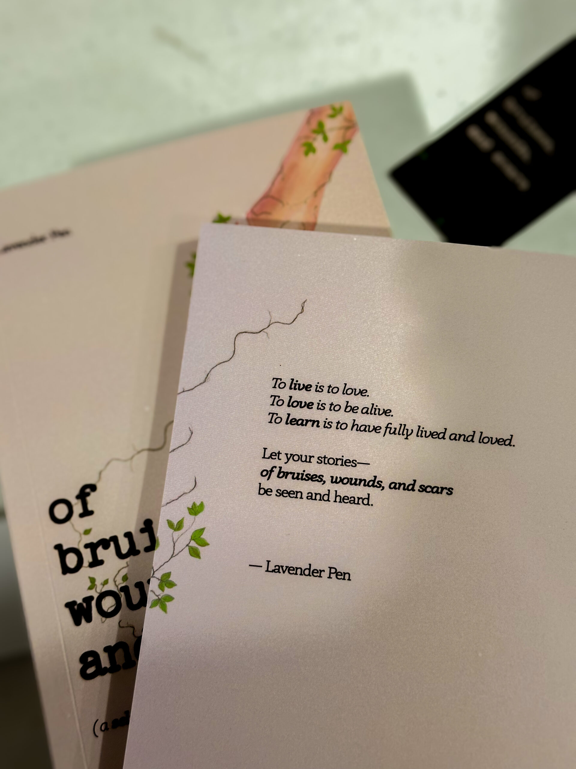 of bruises, wounds, and scars